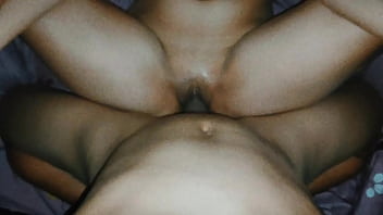 My friend sleeps over and cheats on her boyfriend with me – I give her a hot load