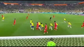 Brazil mercilessly pounding South Korea’s tight ass from behind