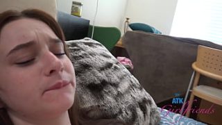 Fresh-faced girl-next-door Melanie Marie drops by for a raw ride and takes a deep, messy creampie