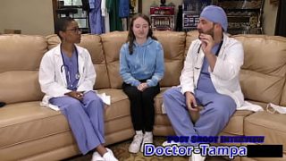 Dr Tampa’s Hands-On Inspection: Serena Morgan’s Barely-Legal Physical