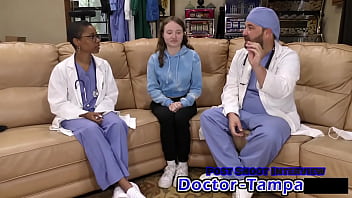 Dr Tampa’s Hands-On Inspection: Serena Morgan’s Barely-Legal Physical
