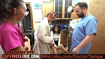 Doctor Tampa Deflowers Innocent Aria Nicole While Nurses Channy Crossfire & Genesis Give Her Intense Lesbian Conversion Therapy! Watch The Full Movie At BondageClinicCom!