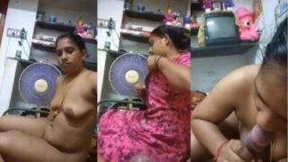 Vadina undresses and passionately deep-throats Maridi’s hard cock in a steamy Telugu scene