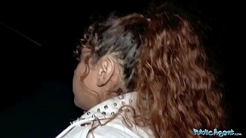 Juicy Latina Agent Slathers Her Round Ass with Cum After a Rough Car Hood Fuck
