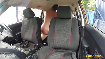 Busty Student at Sham Driving School Gulps Down Instructor’s Load