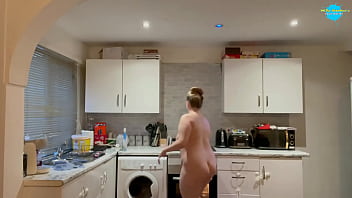 Naughty Teen Maid Strips Down for a Dirty Job