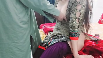 Punjabi Wife Gets Pounded While Cuckold Husband Watches and Moans in Hindi