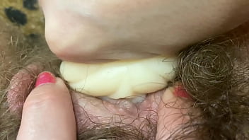 Monster Clit Masturbation: Hairy Pussy Fucking and Extreme Fetish Play