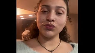 Publicly Shamed Slut Endures Cumwalk After Losing a Pool Match