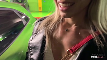 Daring Public Blowjob: Blonde Babe Takes Every Last Drop