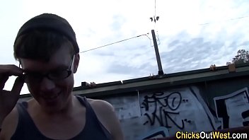 Bushy Babe Gets Filthy in the Wild
