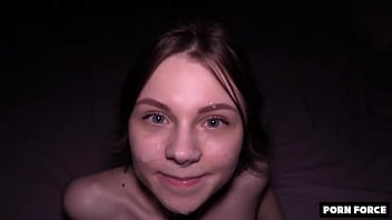 Innocent Teen Ravaged in Rough Doggy and Drenched with Cum