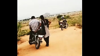 Tamil hottie grinding her tits on her boyfriend