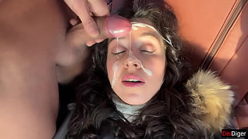 Daring Car Sex Leads to a Massive Facial and a Bold Cumwalk Through the Metro