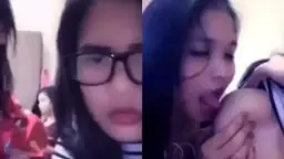 Big Tit Asian Bad Girls in a Steamy Sapphic Session