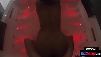Amateur Thai Lovers Getting Wild in a Lavish Jacuzzi