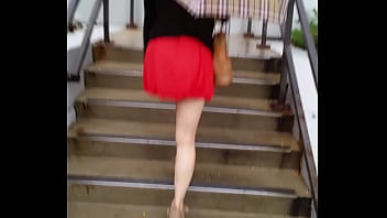 Sizzling Asian Babe in a Teeny Skirt: Part One
