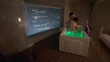 Amateur Japanese Voyeur: Outdoor Nighttime Bath Sex and Raw Fucking
