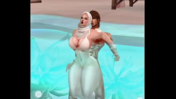 Arab Babe Gets Wild on IMVU
