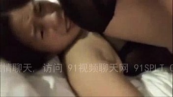 Hot Asian babe getting wild in bed