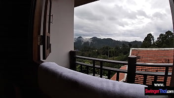 Naughty Asian Teen Girlfriend Gives a Wild Blowjob and Gets Pounded Hard in a Thai Hotel Room