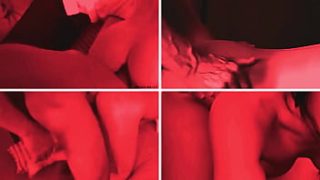 Chariya Takes Four Anal Creampies, Begging for More in the Red Room