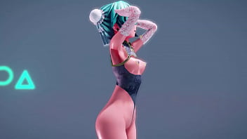 Hot Chinese Miku in MMD: A Steamy H Scene