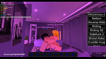 Fucking Blonde Slut in Roblox Condo