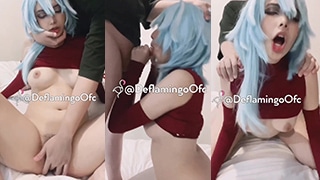 Ngentot Cosplayer Nana Chan sebagai Eula yang Hot dan Menggoda