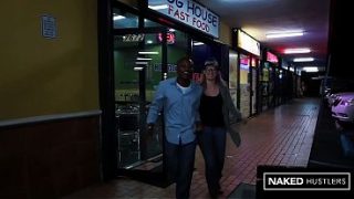 Blonde Bombshell Craves Big Black Cock for Her Skilled Mouth