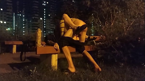 Sucking cock in the great outdoors