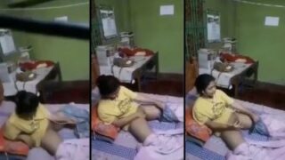 Bangladeshi Boyfriend Gets A Steamy Video Call Show From His Horny Hostel Roommate