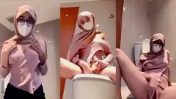 Camilla Berjilbab Cantik Menggoda Masturbasi Basah Penuh Kenikmatan