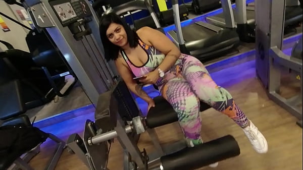 Training With Passion At The Gym, No Panties Allowed