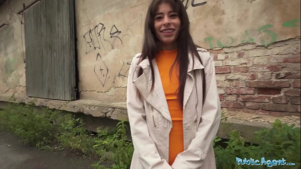 Slim And Horny Babe Gets Pounded Hard In The Back Of A Transit Van By A Public Agent.
