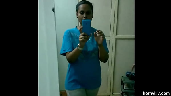 Tamil Indian Maid With Huge Tits Horny Lily Fingers Herself In The Bathroom While Changing Bra And Panty