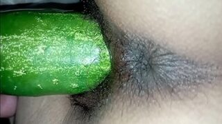 Cucumber Plunge: My Man’s Raw Anal Play