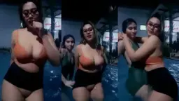 Miya’s Poolside Passion With Her Bestie