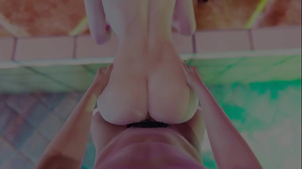 Saucy Asian Babe Surrenders In Pool – Uncensored Anime Hentai