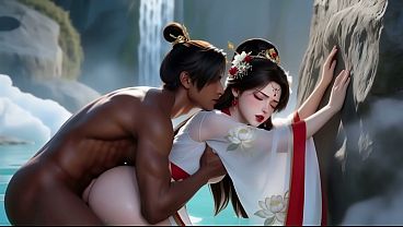 Ensnared In Ecstasy: A Celestial Beauty’s Forbidden Tryst Interrupted