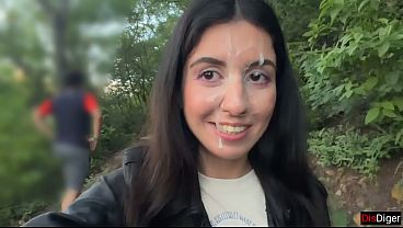 If You Don’t Conquer This Peak, You’ll Be Parading Through The Crowd With A Face Glazed In Cum—insane Public Cumwalk!
