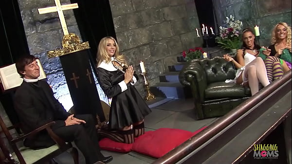 Holy Housewives Bare Their Blessed Breasts And Aching Cunts For A Sacred Gangbang In The Chapel