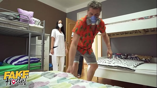 Sizzling Redhead And Latina Nurses’ Wild Hostel Fantasy