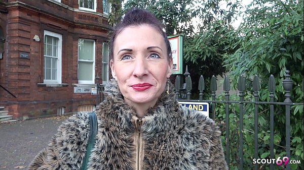 Skinny Redhead Mature Scarlett: Street Casting Slut Begs For A Hard Fucking