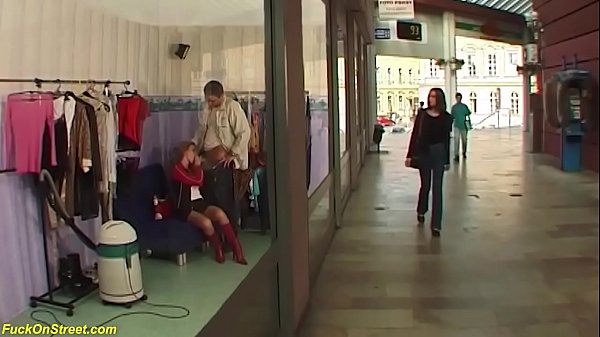 Stepsister Gets Her Tight Asshole Pounded In A Crowded Shopping Mall