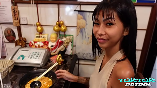 Slender Seductress Pikka Thai Craves Another Serving Of Creamy Satisfaction