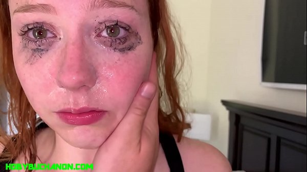 Fiery-haired Vixen Arietta Adams Takes A Messy Facial And Swallows Every Drop