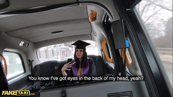 Fake Taxi Fresh Graduate Melany Mendes Sheds Her Robes And Gets Down And Dirty