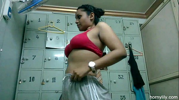 Lustful Indian Fitness Goddess Strips For A Steamy Gym Session