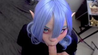 Sultry Seduction: A Goth Elf’s Enthralling Oral Embrace